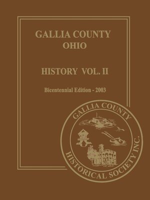 cover image of Gallia County Ohio History, Volume 2